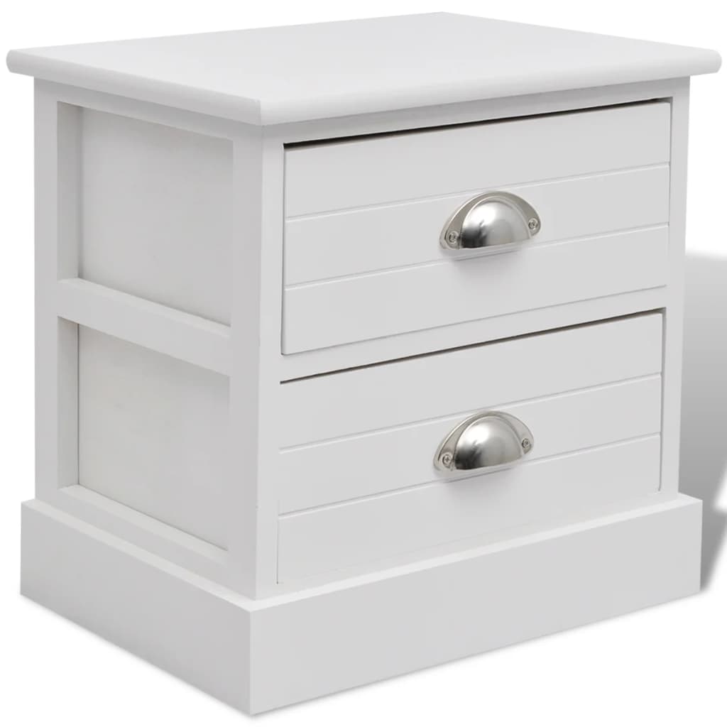 Comodino In Stile Francese Bianco 242886