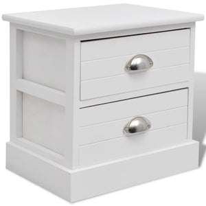 Comodino In Stile Francese Bianco 242886