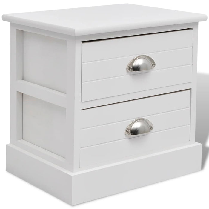 Comodino In Stile Francese Bianco 242886