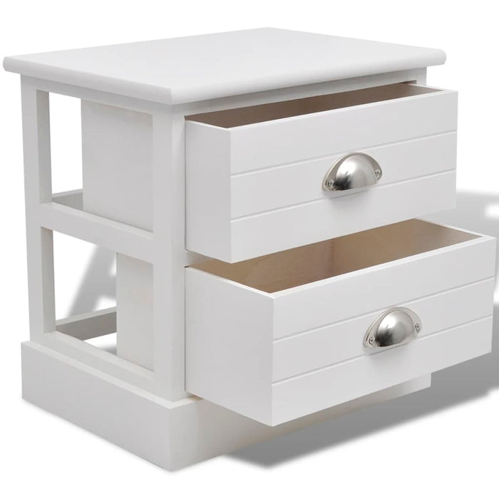 Comodino In Stile Francese Bianco 242886