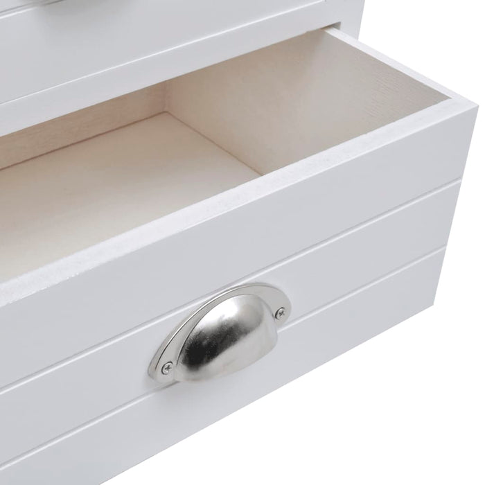 Comodini In Stile Francese 2 Pezzi Bianco cod mxl 31141