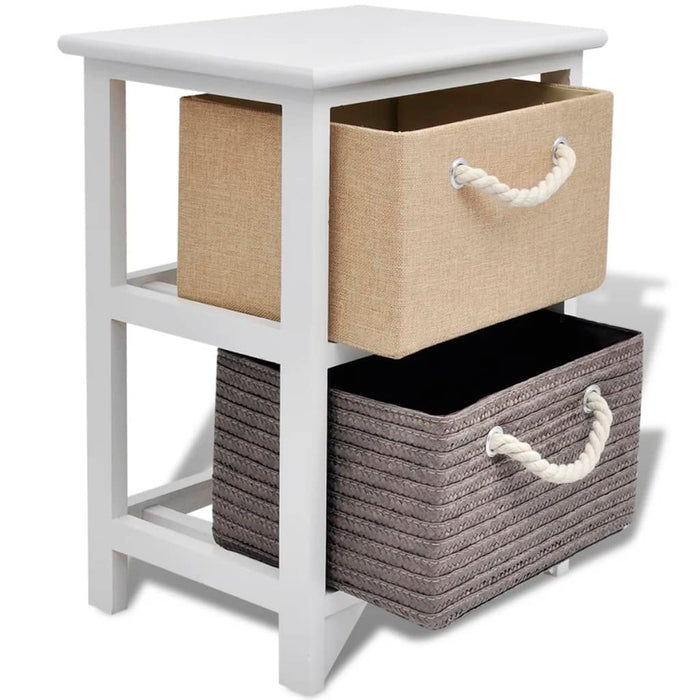 Comodini 2 pz in Legno 242889