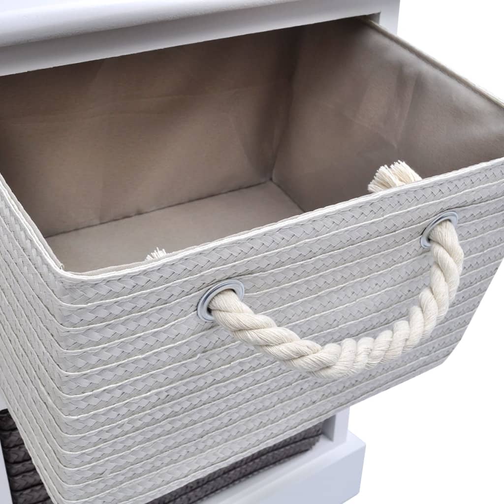 Panca 95 x 28 x 47 cm panca portaoggetti 6 cassetti in legno 02_0021243