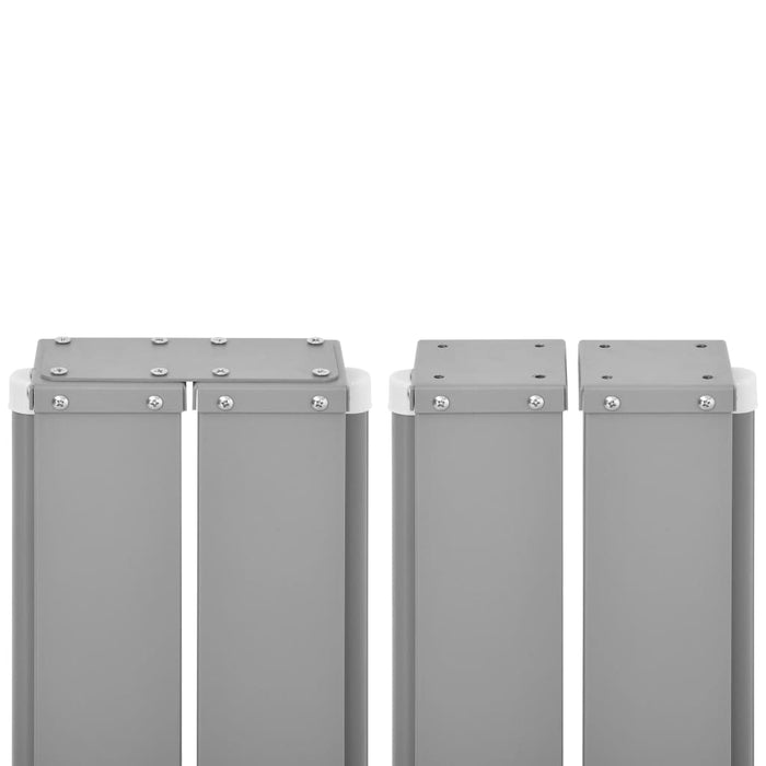 Tenda da Sole Laterale Retrattile 160x600 cm Grigia 42180