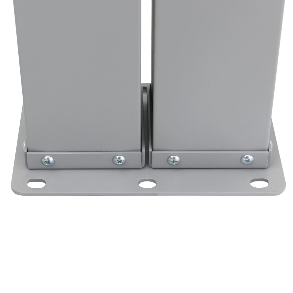 Tenda da Sole Laterale Retrattile 160x600 cm Grigia 42180