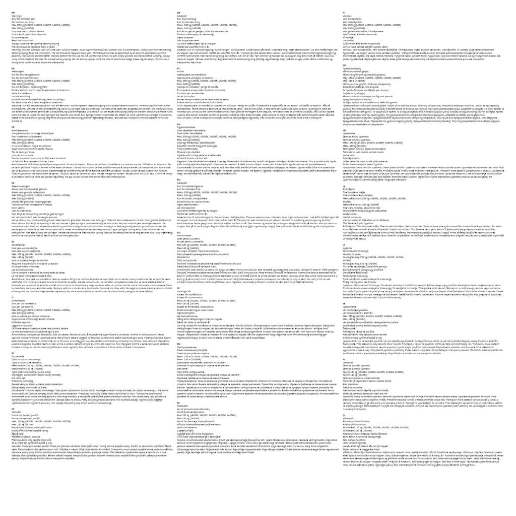 Set per Trampolino 5 pz 4,26 m 142095