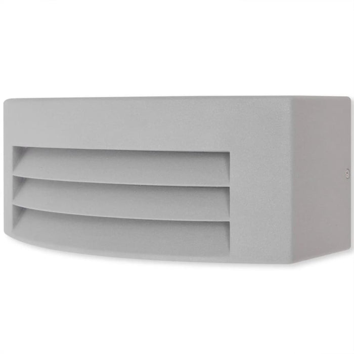 Luce da Parete per Esterno in Alluminio Grigio 42230