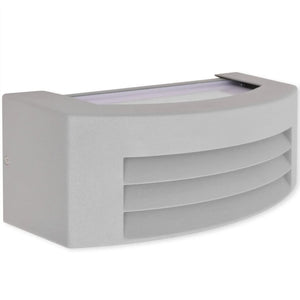 Luce da Parete per Esterno in Alluminio Grigio 42230