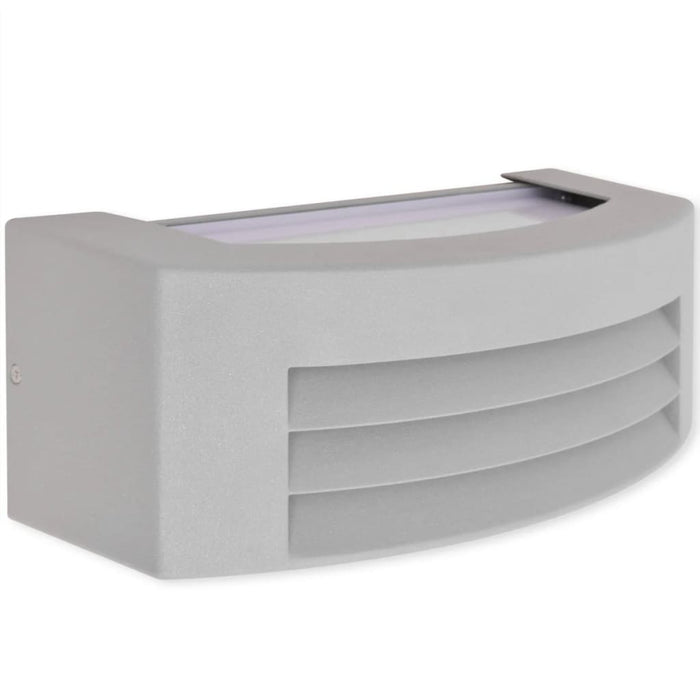 Luce da Parete per Esterno in Alluminio Grigio 42230