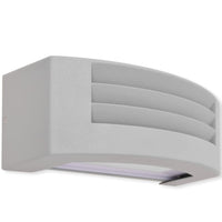 Luce da Parete per Esterno in Alluminio Grigio 42230