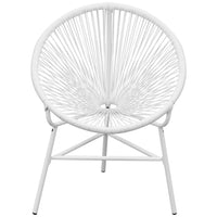 Sedia da Giardino Acapulco in Polyrattan Bianco 42072