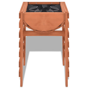 Fioriera 38 x 36 x 60 cm pianta da giardino in legno marrone 02_0000804