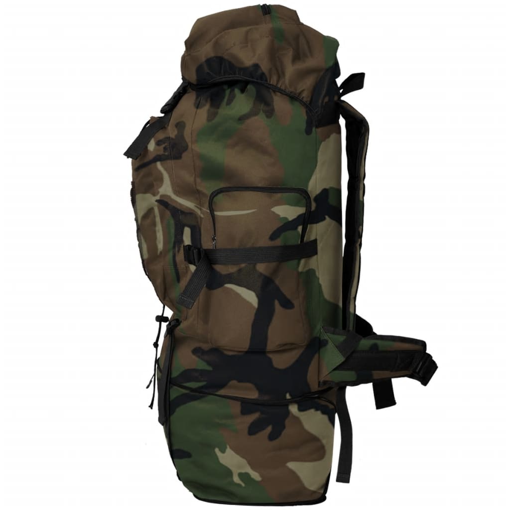 Zaino stile militare XXL 100 L mimetico 91095