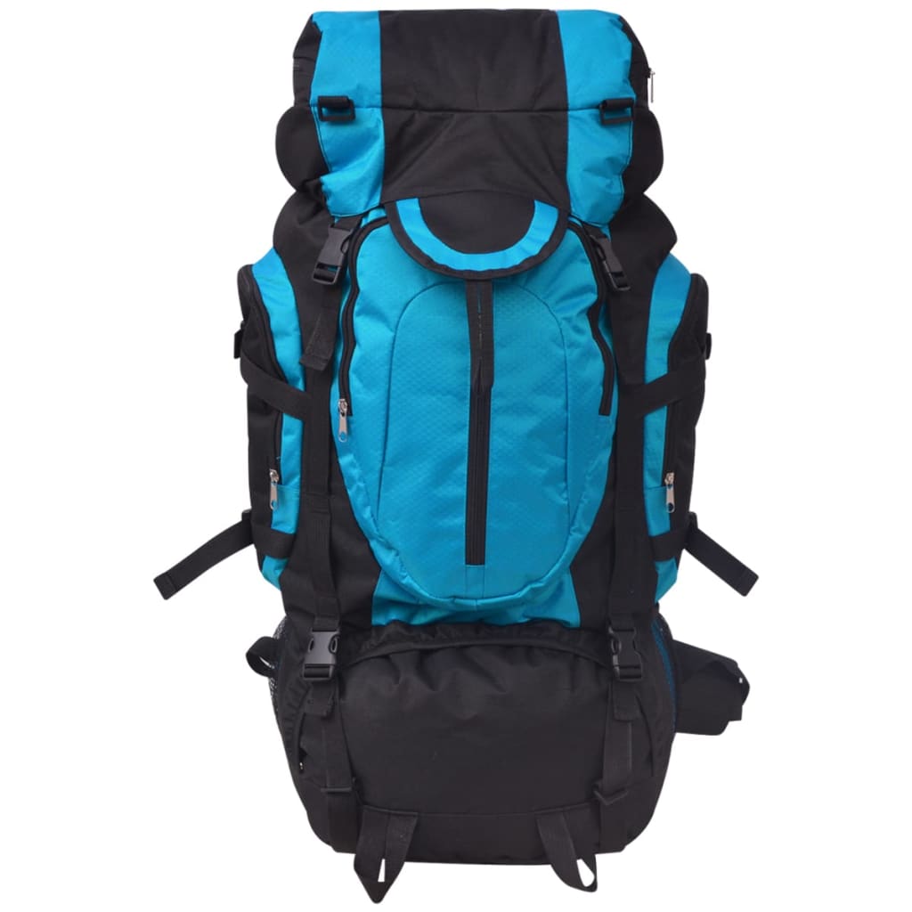 Zaino da Escursioni XXL 75 L Nero e Blu 91105