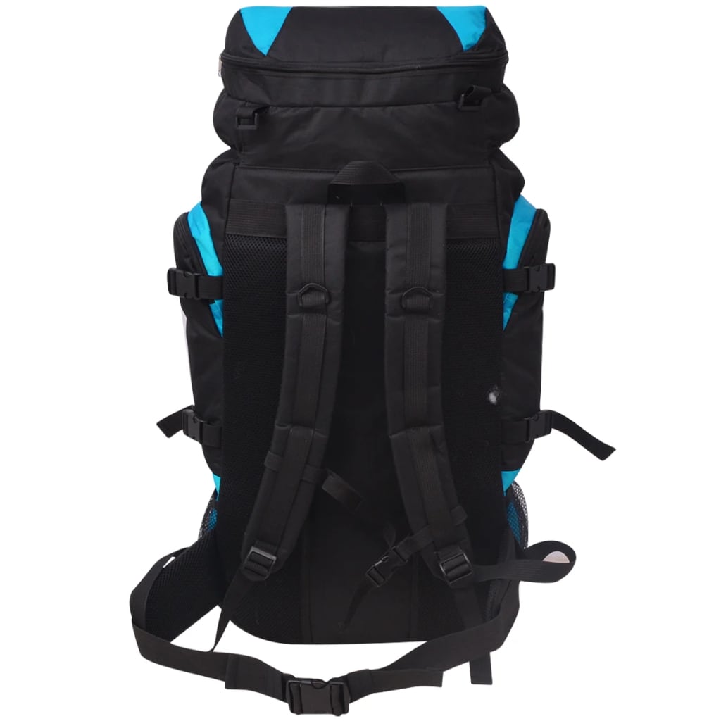 Zaino da Escursioni XXL 75 L Nero e Blu 91105