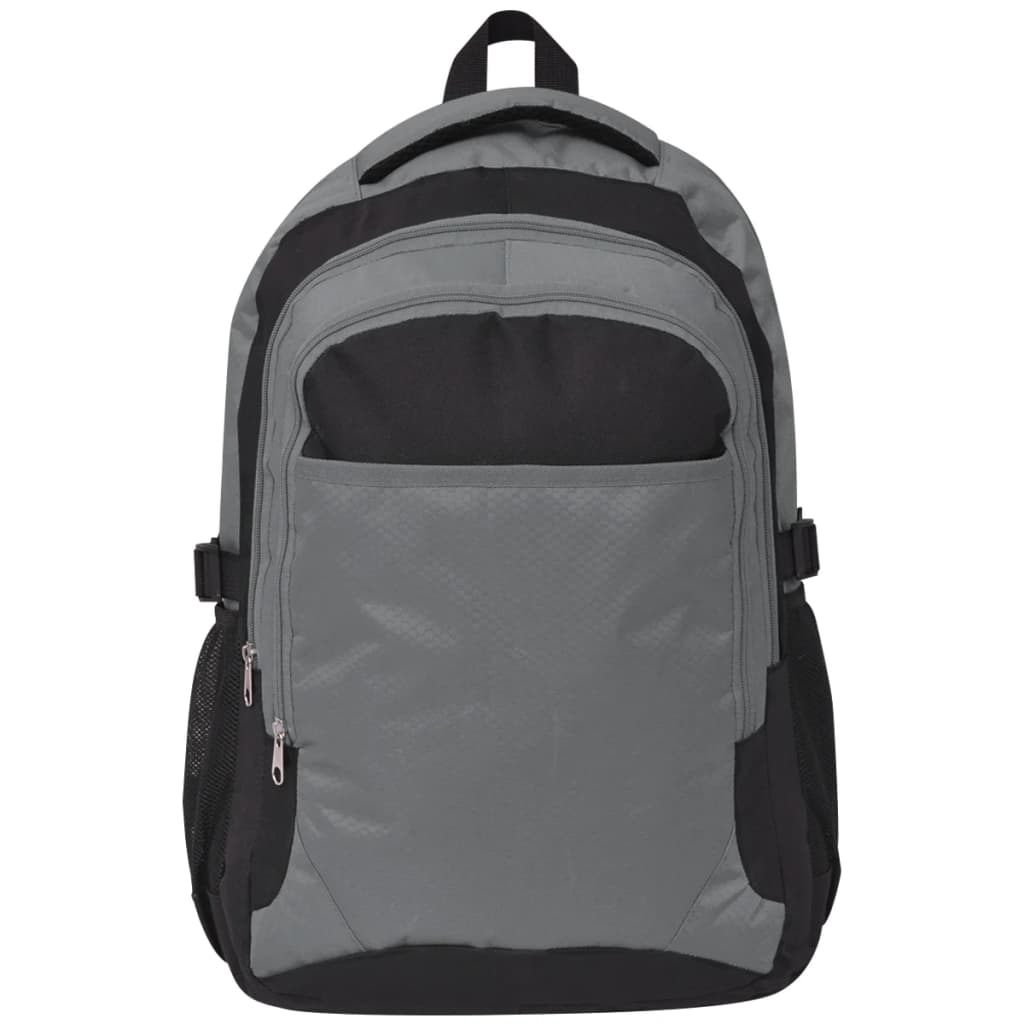 Zaino da Scuola 40 L Nero e Grigio 91111