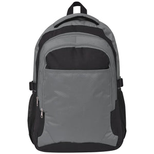 Zaino da Scuola 40 L Nero e Grigio 91111