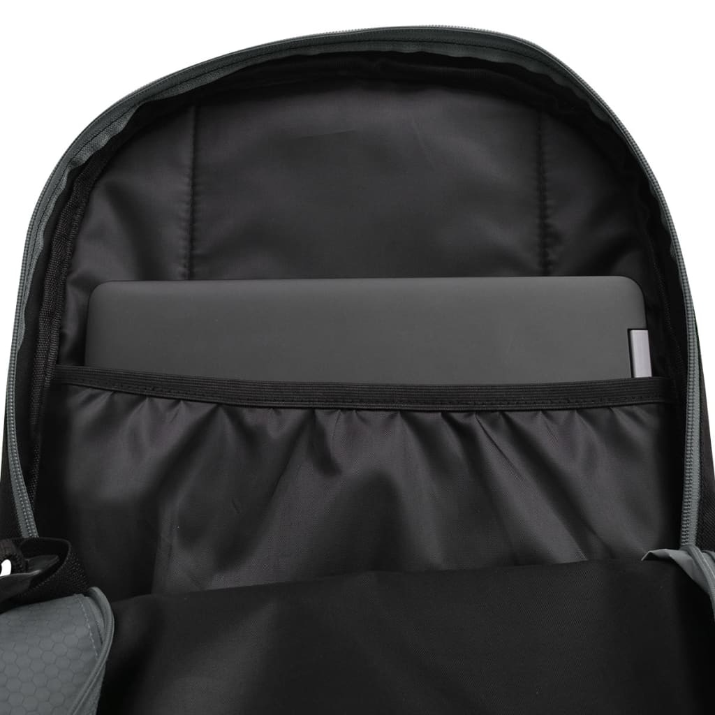 Zaino da Scuola 40 L Nero e Grigio 91111