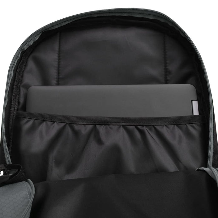 Zaino da Scuola 40 L Nero e Grigio 91111