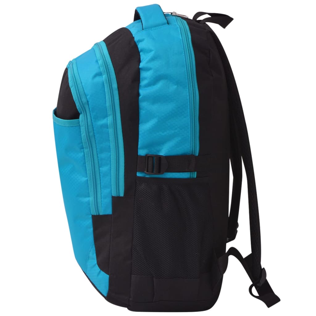 Zaino da Scuola 40 L Nero e Blu 91112