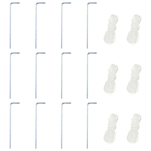 Gazebo Esagonale Pop-Up con 6 Pareti Blu Scuro 3,6x3,1 m