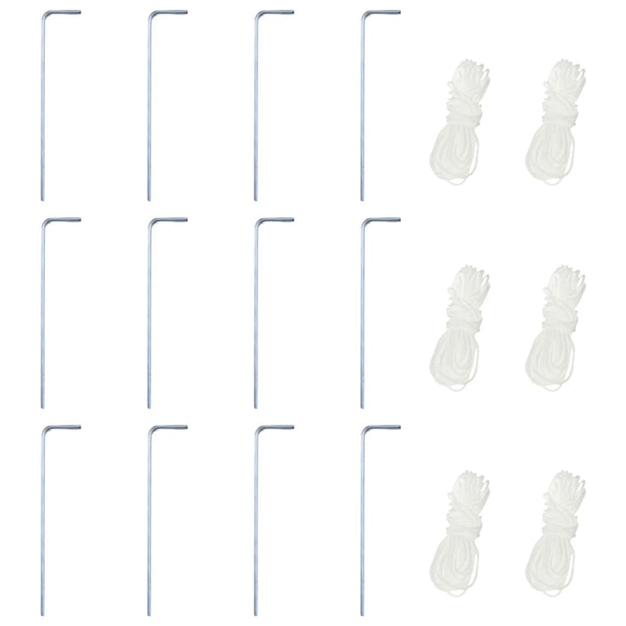 Gazebo Esagonale Pop-Up con 6 Pareti Blu Scuro 3,6x3,1 m