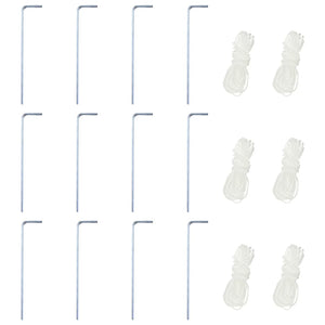 Gazebo Esagonale Pop-Up con 6 Pareti Grigio 3,6x3,1 m