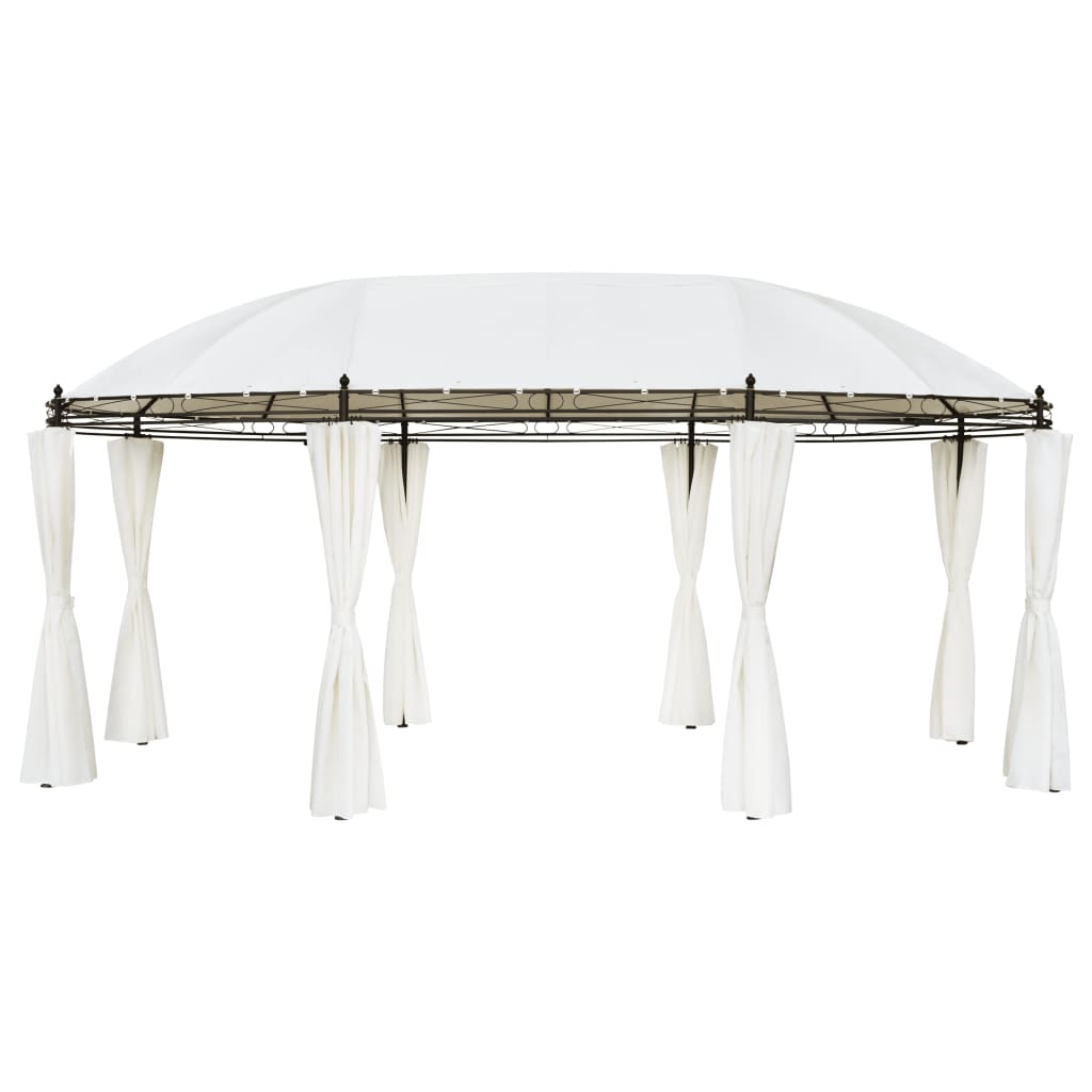 Gazebo Bianco Crema 530x350x265 cm cod mxl 66816