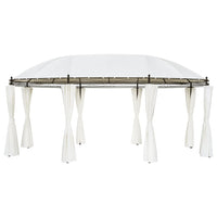 Gazebo Bianco Crema 530x350x265 cm cod mxl 66816