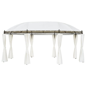 Gazebo Bianco Crema 530x350x265 cm cod mxl 66816