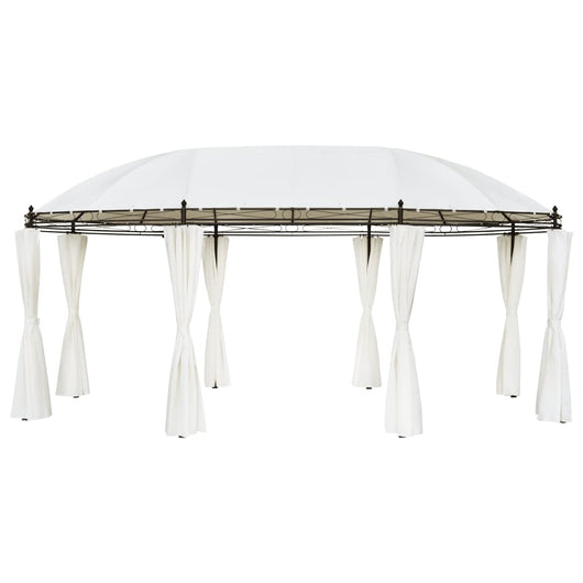 Gazebo Bianco Crema 530x350x265 cm cod mxl 66816