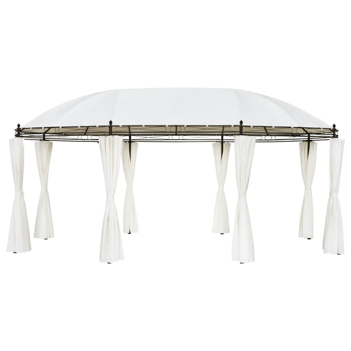 Gazebo Bianco Crema 530x350x265 cm cod mxl 66816