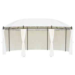 Gazebo Bianco Crema 530x350x265 cm cod mxl 66816