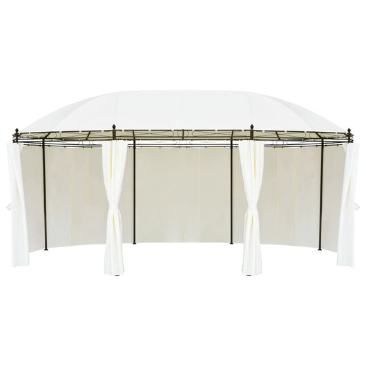 Gazebo Bianco Crema 530x350x265 cm cod mxl 66816