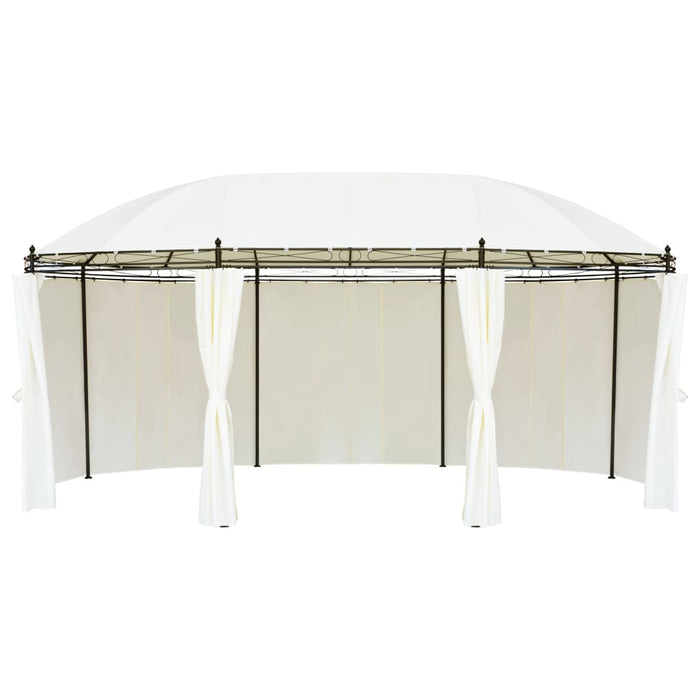Gazebo Bianco Crema 530x350x265 cm cod mxl 66816