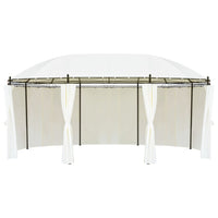 Gazebo Bianco Crema 530x350x265 cm 42138