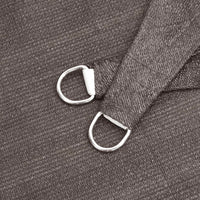 Parasole a vela HDPE quadrato 3,6x3,6 m antracite 42277