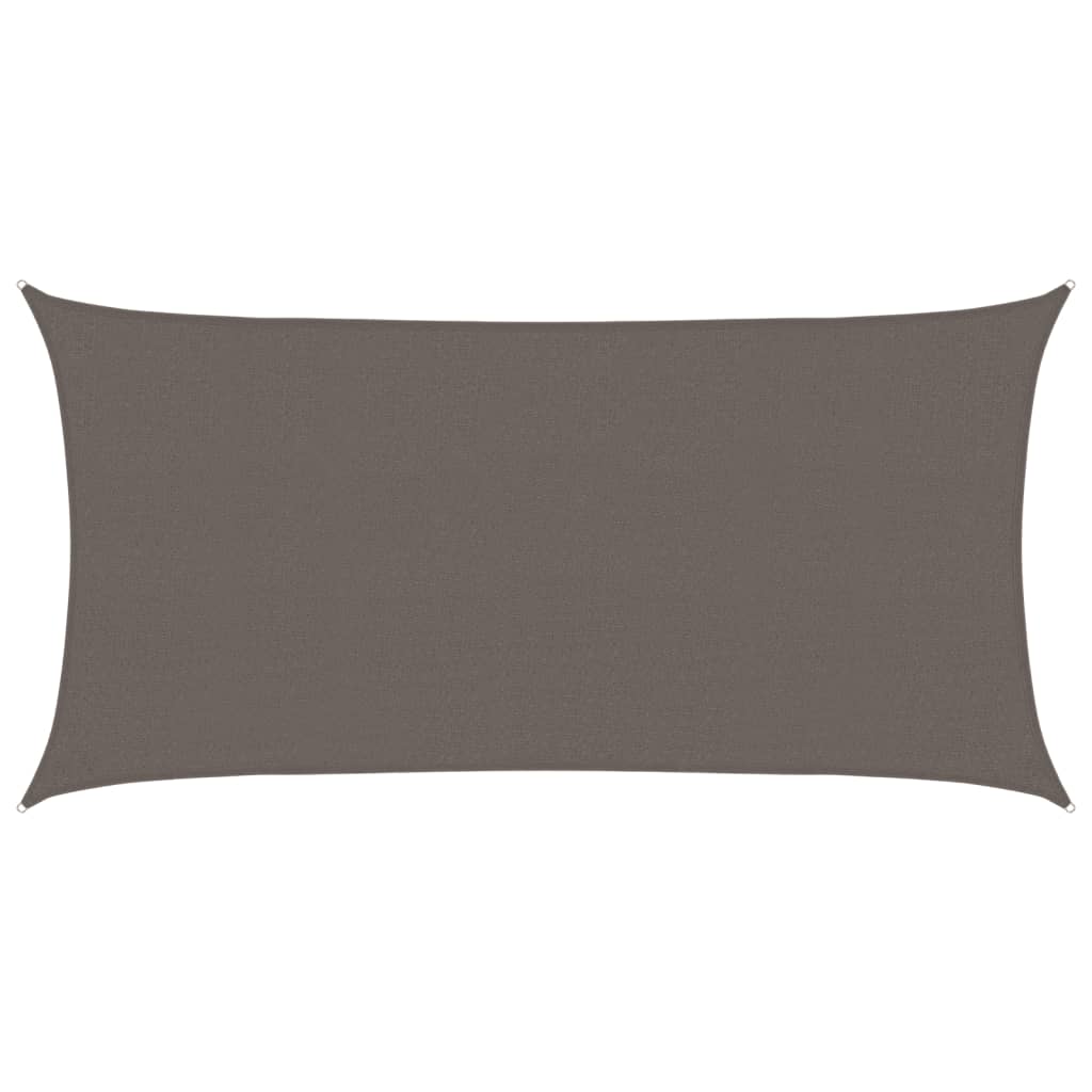 Parasole a Vela HDPE Rettangolare 2x4 m Antracite cod mxl 18254