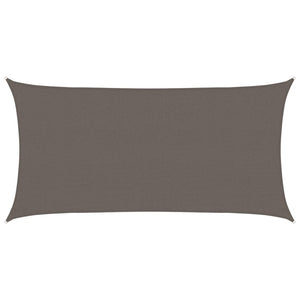 Parasole a Vela HDPE Rettangolare 2x4 m Antracite cod mxl 18254