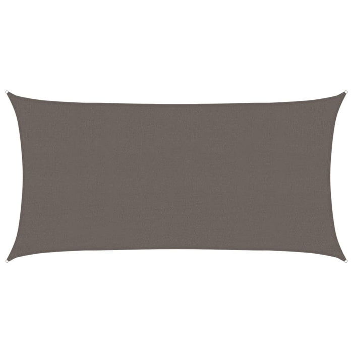 Parasole a Vela HDPE Rettangolare 2x4 m Antracite cod mxl 18254