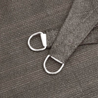 Parasole a Vela HDPE Rettangolare 4x6 m Antracite 42279