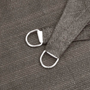 Parasole a Vela HDPE Rettangolare 4x6 m Antracite 42279