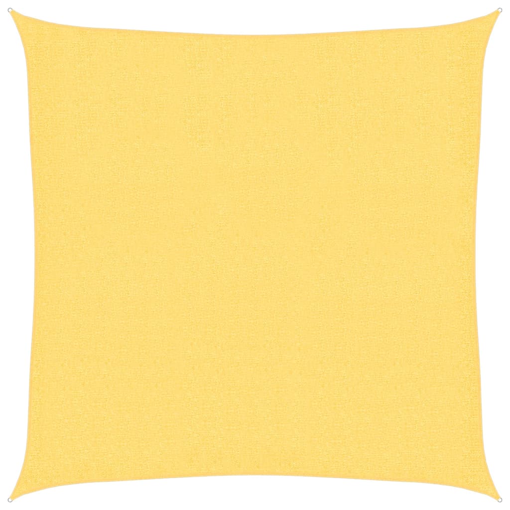 Parasole a vela HDPE Quadrato 3,6x3,6 m Beige cod mxl 11641