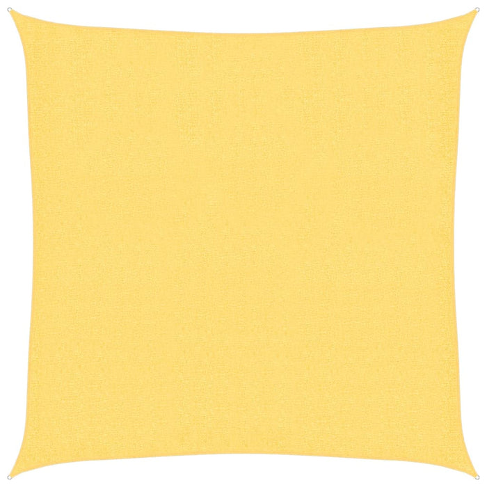 Parasole a vela HDPE Quadrato 3,6x3,6 m Beige cod mxl 11641