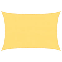 Parasole a Vela HDPE Rettangolare 4x6 m Beige 42284