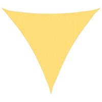 Parasole a Vela HDPE Triangolare 3,6x3,6x3,6 m Beige