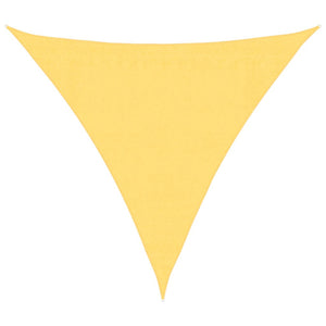 Parasole a Vela HDPE Triangolare 3,6x3,6x3,6 m Beige 42285