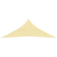 Tenda a vela triangolare per ombrellone in HDPE 3,6 x 3,6 x 3,6 m beige 02_0008593