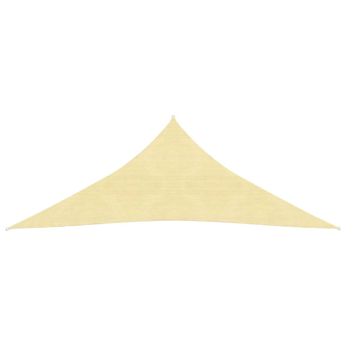 Tenda a vela triangolare per ombrellone in HDPE 3,6 x 3,6 x 3,6 m beige 02_0008593