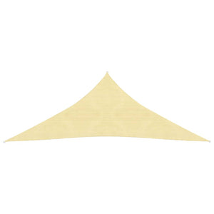 Ombrellone triangolare in HDPE 5 x 5 x 5 m beige 02_0008596